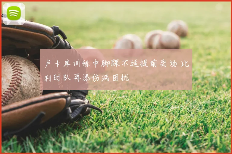 卢卡库训练中脚踝不适提前离场 比利时队再添伤病困扰