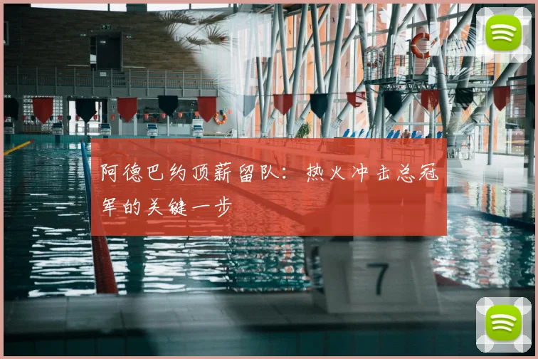 阿德巴约顶薪留队：热火冲击总冠军的关键一步